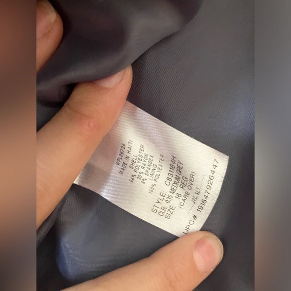 Chaps Boys 2 Piece Suit Set Jacket Dress Pants 16 - Picture 3 of 7